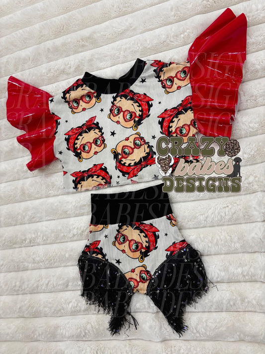 6-12 Betty boop set