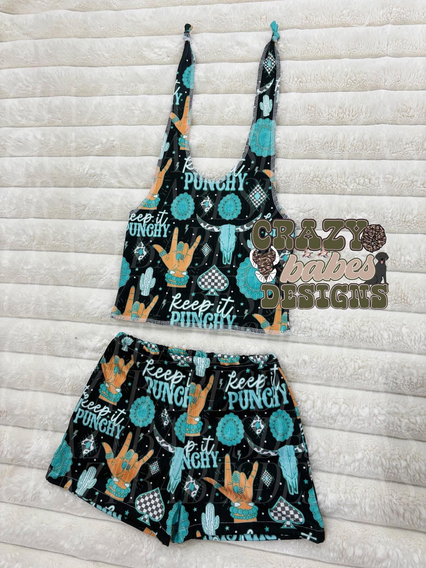 5t punchy halter set