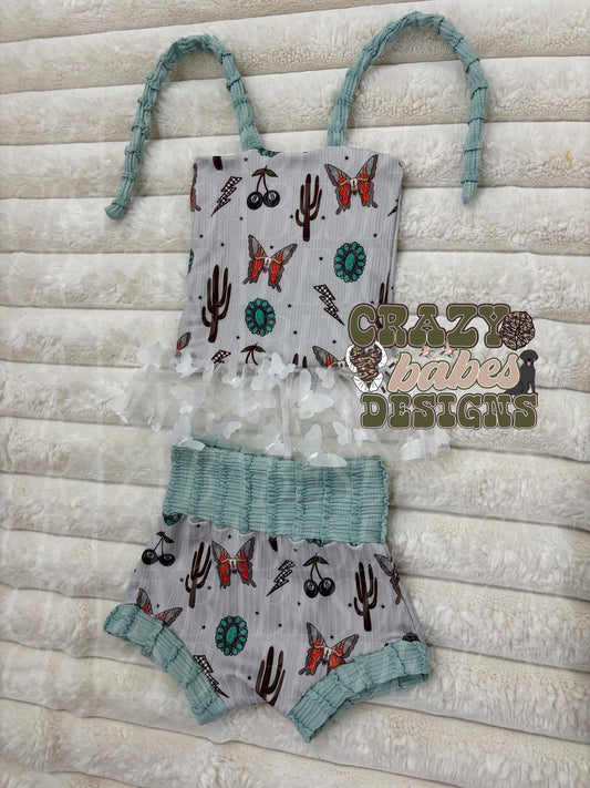 Desert butterfly set