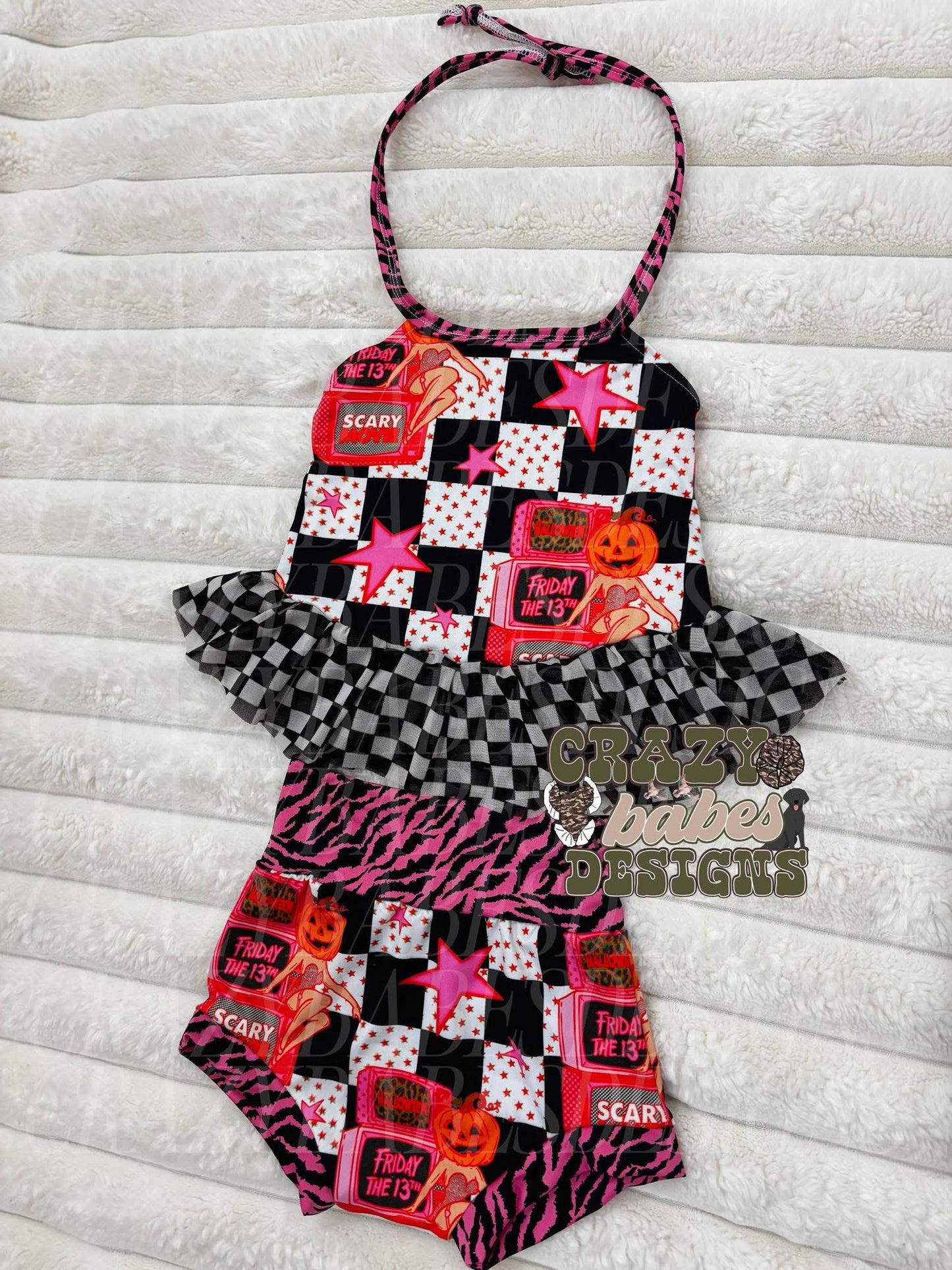Scary Movie Halter set